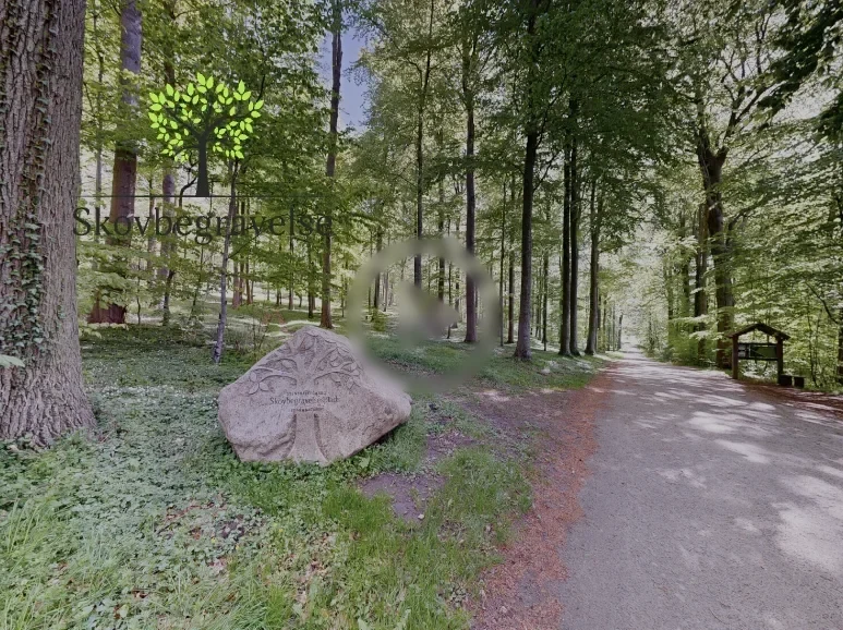 Virtuel rundvisning for Skovbegravelse Stensballegaard
