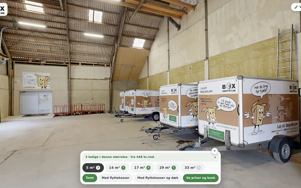 Virtuel rundvisning for Boxdepotet Horsens